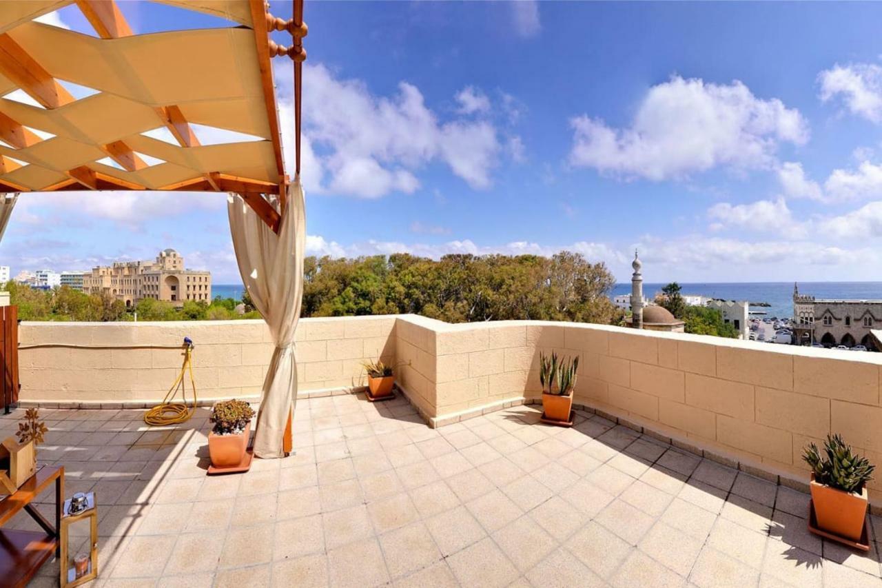Center Penthouse - Medieval Town 10'- Beach 2' Rhodes City Kültér fotó