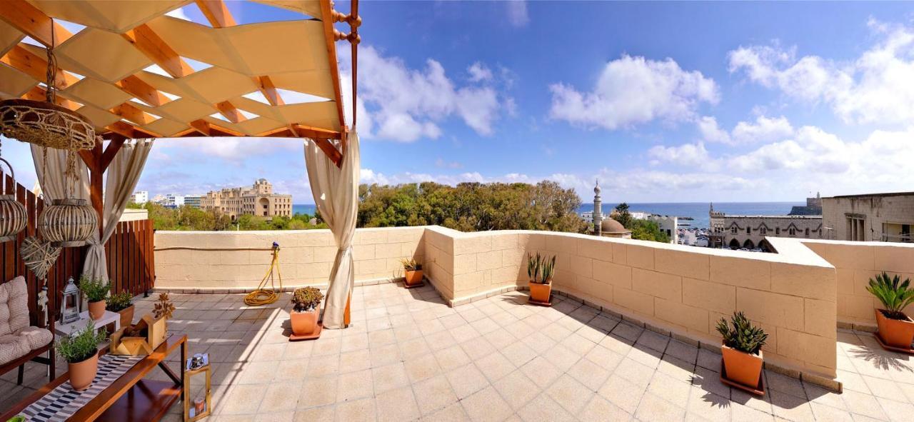 Center Penthouse - Medieval Town 10'- Beach 2' Rhodes City Kültér fotó